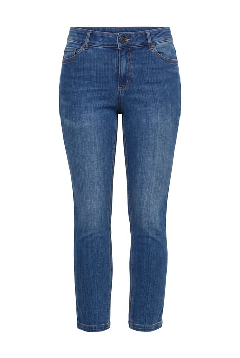 Straight Fit-Jeans, 4-Pocket, StoneWash-Look