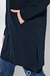 Long-Sweatjacke, Leomuster, Stehkragen, Langarm