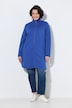 Long-Sweatjacke, Leomuster, Stehkragen, Langarm
