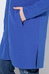 Long-Sweatjacke, Leomuster, Stehkragen, Langarm