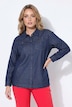 Chemise en jean, couple ample, Loose Fit, col de chemise, manches longues