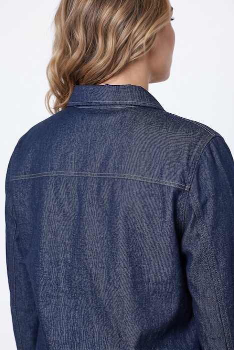 Chemise en jean, couple ample, Loose Fit, col de chemise, manches longues