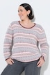 Pullover, Jacquardmuster, Rundhals, Langarm
