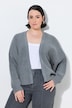 Strickjacke, ohne Verschluss, Langarm