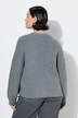 Strickjacke, ohne Verschluss, Langarm