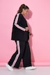 Trackblazer, oversized, Ärmelstreifen, Komplettfutter
