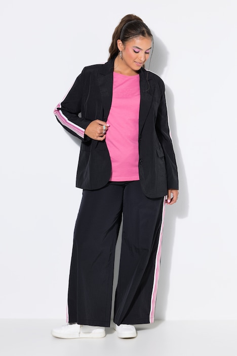 Trackblazer, oversized, Ärmelstreifen, Komplettfutter