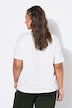 T-Shirt, Oversize Shape, Pfauenfeder-Motiv