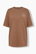 T-Shirt, Oversize Shape, Print - klein vorne, XL hinten