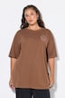 T-Shirt, Oversize Shape, Print - klein vorne, XL hinten