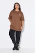 T-Shirt, Oversize Shape, Print - klein vorne, XL hinten