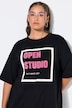 T-shirt, krój oversize, Open Studio