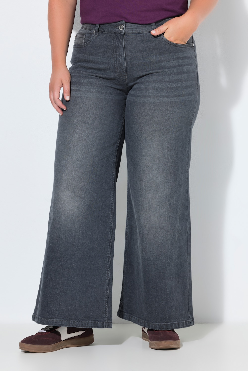 Jeans, extra weites Bein, 5-Pocket