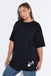 T-Shirt, Oversize Shape, Flower Prints vorne und hinten
