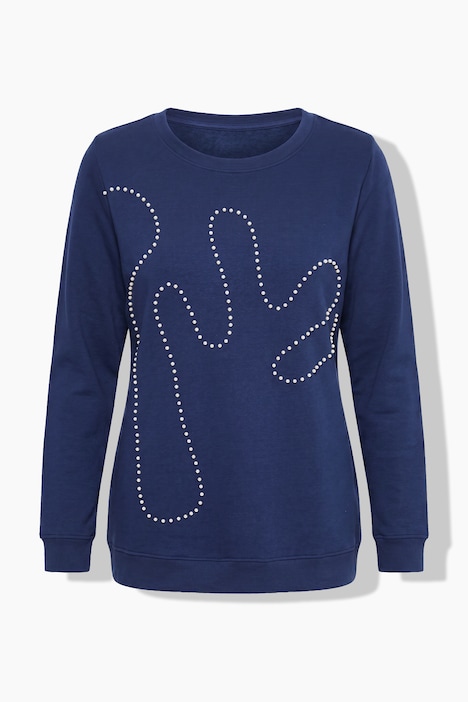 Sweatshirt, Komfort Fit, Zierperlen
