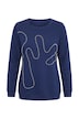Sweatshirt, comfort fit, decorative beads