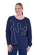 Sweatshirt, comfort fit, decorative beads