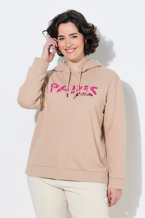 Hoodie, Paris, Kapuze, Langarm