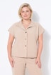 Fleece bodywarmer, opstaande kraag, knoopsluiting, mouwloos