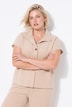 Fleece bodywarmer, opstaande kraag, knoopsluiting, mouwloos