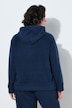 Sweat-shirt à capuche en polaire, manches longues et poche kangourou