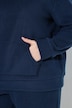 Sweat-shirt à capuche en polaire, manches longues et poche kangourou
