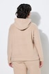 Sweat-shirt à capuche en polaire, manches longues et poche kangourou