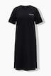 T-Shirt-Kleid, oversized, Rücken VACATION Print