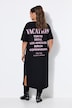 T-Shirt-Kleid, oversized, Rücken VACATION Print