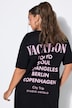 T-Shirt-Kleid, oversized, Rücken VACATION Print