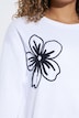 Pullover, Loose Fit, Blüten-Applikation