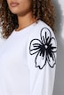 Pullover, Loose Fit, Blüten-Applikation