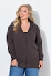 Long-Strickjacke, Regular Fit, V-Ausschnitt