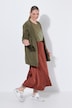 Long-Strickjacke, Regular Fit, V-Ausschnitt