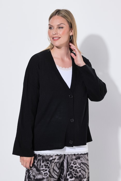 Neuletakki, Boxy Fit, väljät pitkät hihat