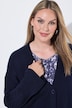 Strickjacke, Boxy Fit, weiter Langarm