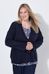 Strickjacke, Boxy Fit, weiter Langarm