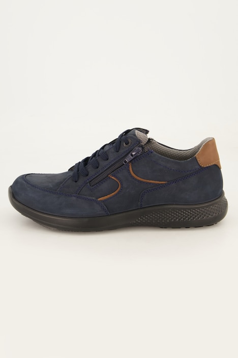 Halbschuh, von Jomos, mit Reißverschluss, extra weit, echtes Leder, bis Gr. 50