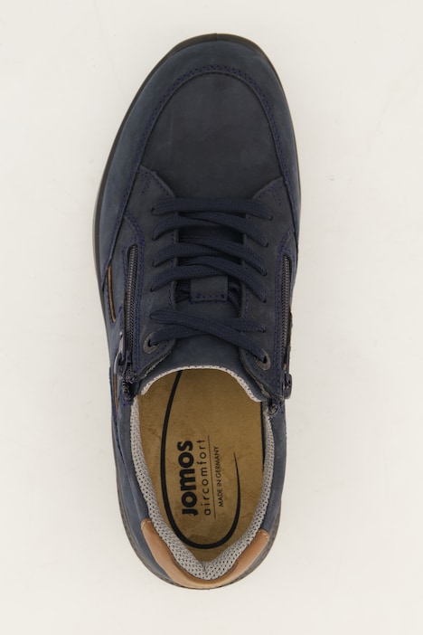 Halbschuh, von Jomos, mit Reißverschluss, extra weit, echtes Leder, bis Gr. 50