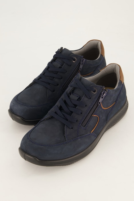 Halbschuh, von Jomos, mit Reißverschluss, extra weit, echtes Leder, bis Gr. 50