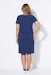 Jerseykleid, A-Linie, Zierperlen, Halbarm
