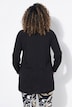 Bluse, A-Linie, Tunika-Ausschnitt, Seitenschlitze