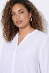 Bluse, A-Linie, Tunika-Ausschnitt, Seitenschlitze