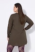 Bluse, A-Linie, Tunika-Ausschnitt, Seitenschlitze