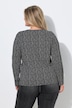 Shirt Doppelpack, Uni/Punkte, Classic, V-Ausschnitt, Langarm