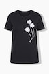 T-shirt, comfort fit, 3D flower