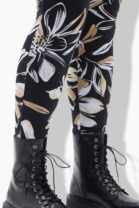 Leggings, Tight Fit, Blumenmuster