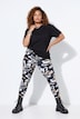 Leggings, Tight Fit, Blumenmuster