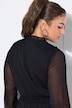 Maxikleid, A-Linie, Chiffon, Volants, elastische Taille