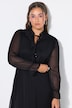 Maxikleid, A-Linie, Chiffon, Volants, elastische Taille
